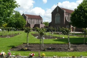 Landican Cemetery and Crematorium in Woodchurch