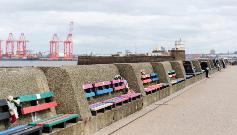 memorial services in wirral, new brighton promenade